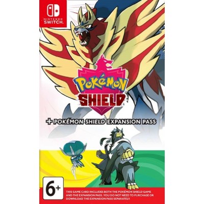 Pokemon Shield + Expansion Pass [NSW, английская версия]